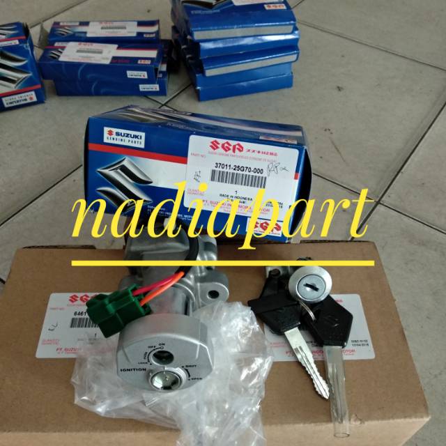 Kunci kontak satria fu original suzuki