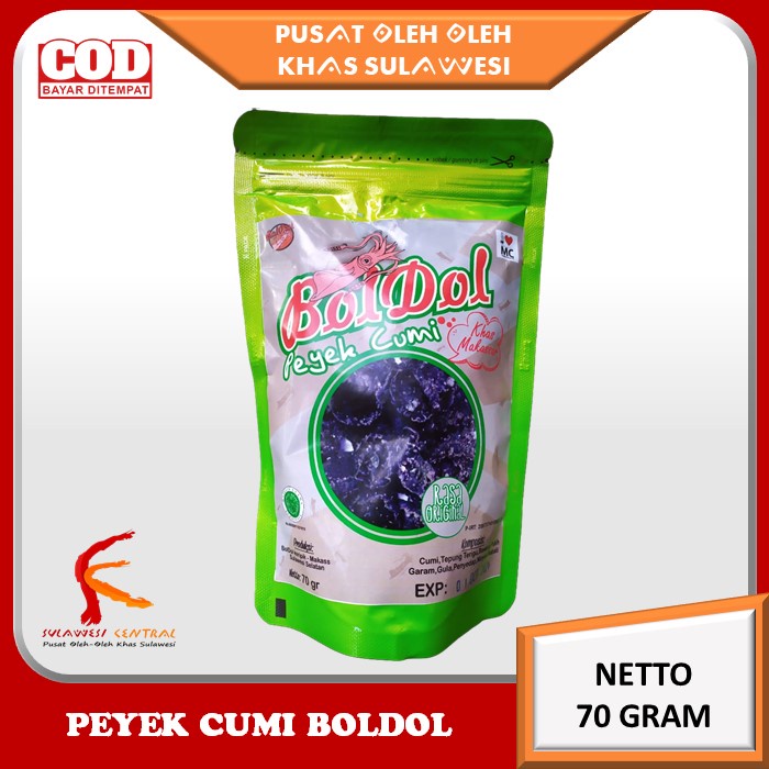 

BolDol Peyek Cumi Rasa Original khas Sulawesi 70 gr