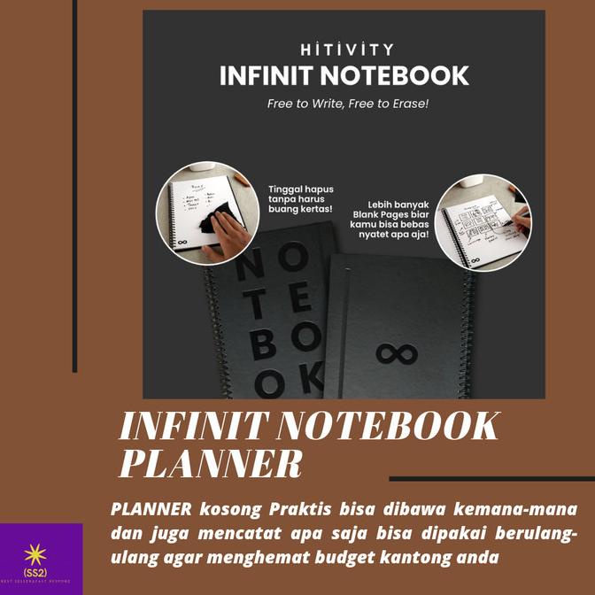 

Infinit Notebook Planner Buku Tulis Catatan Binder Kuliah Diary note