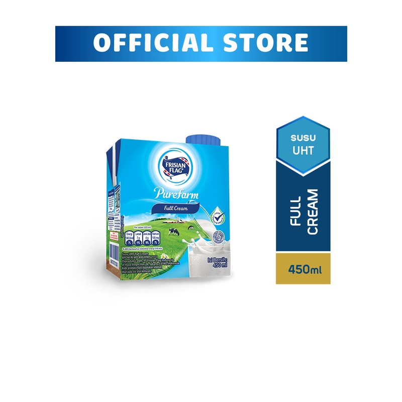 

Frisian Flag Susu Cair Uht Full Cream 450Ml - Alhanan/04