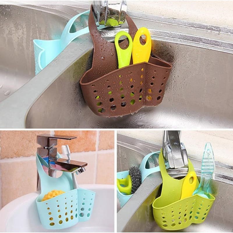 Rak Jaring Wastafel Sponge Cuci Piring / Perlengkapan Rumah