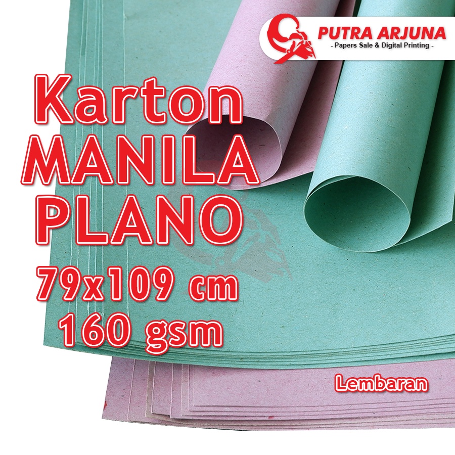 Jual Kertas Karton Manila 79x109cm Plano Lembaran Shopee Indonesia 