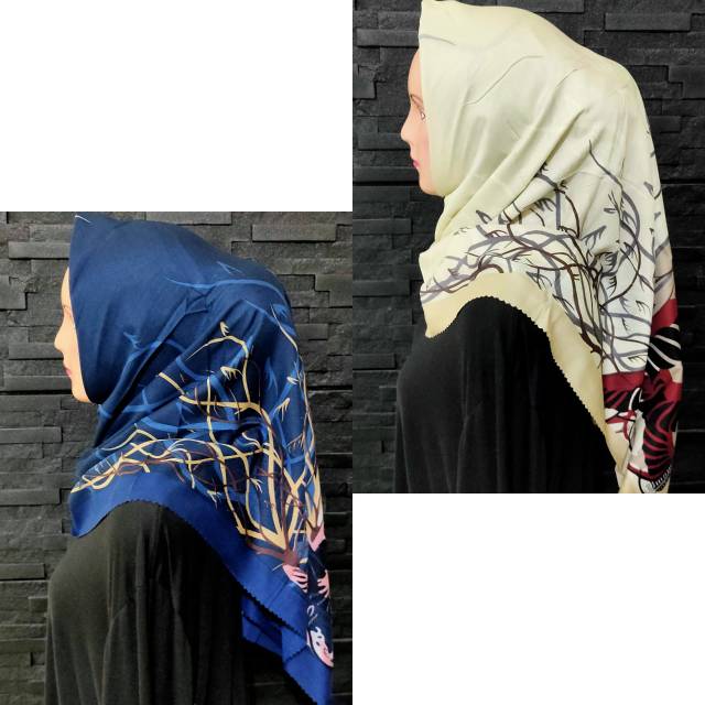 JILBAB SEGI EMPAT MOTIF GARIS