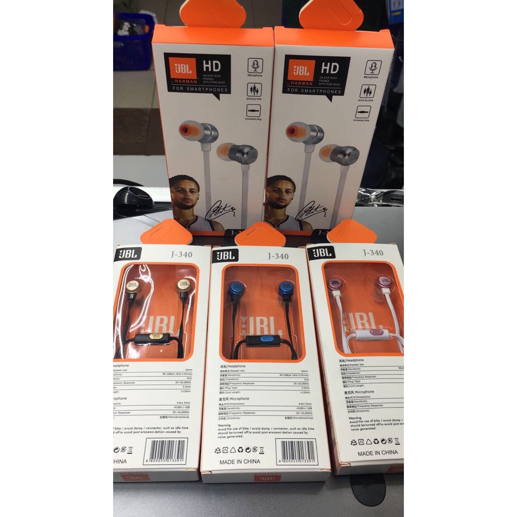 EARPHONE JBL J-340 BY HARMAN - EARPHONE KABEL JBL J-340