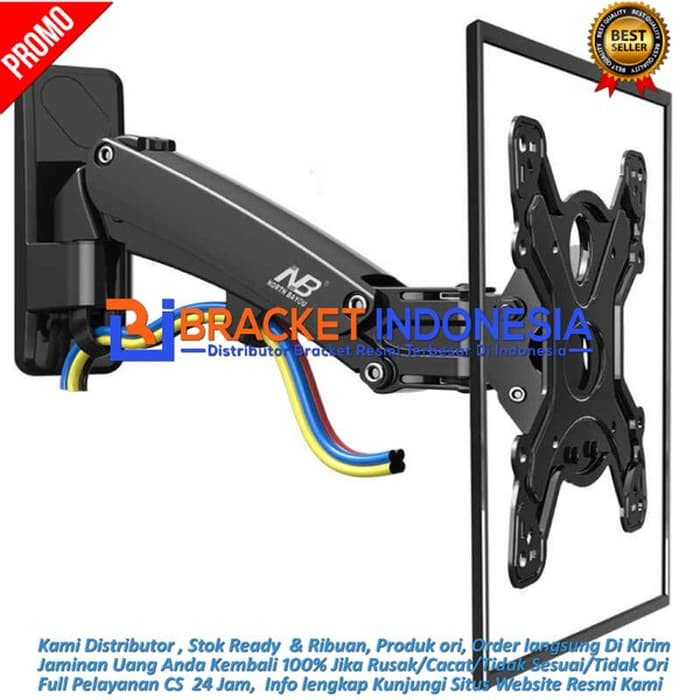 Bracket TV Breket GAS STRUT NB F350 ORI Monitor Arm 14 sampai 50 inch