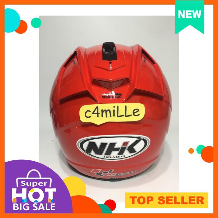 HELM FULL FACE NHK GP 1000 / GP1000 DOUBLE VISOR RED FERRARI