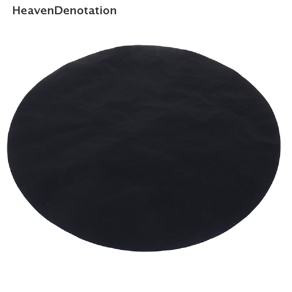 [HeavenDenotation] 1PC Round Non-stick Baking Mat Round Pan Pad BBQ Cooking Mat Fry Liner Sheet Pad