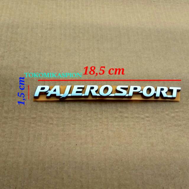 original - emblem pajero sport - logo pajero sport - tulisan pajero sport