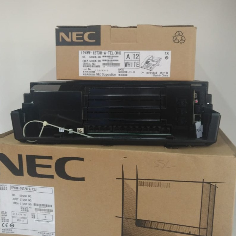 PABX NEC SL1000 Kap 4 CO LIne 8 Extension hybrid + 1 telpon Digital 12 TXH