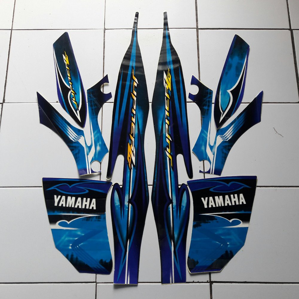 Variasi striping motor jupiter z 2008 biru