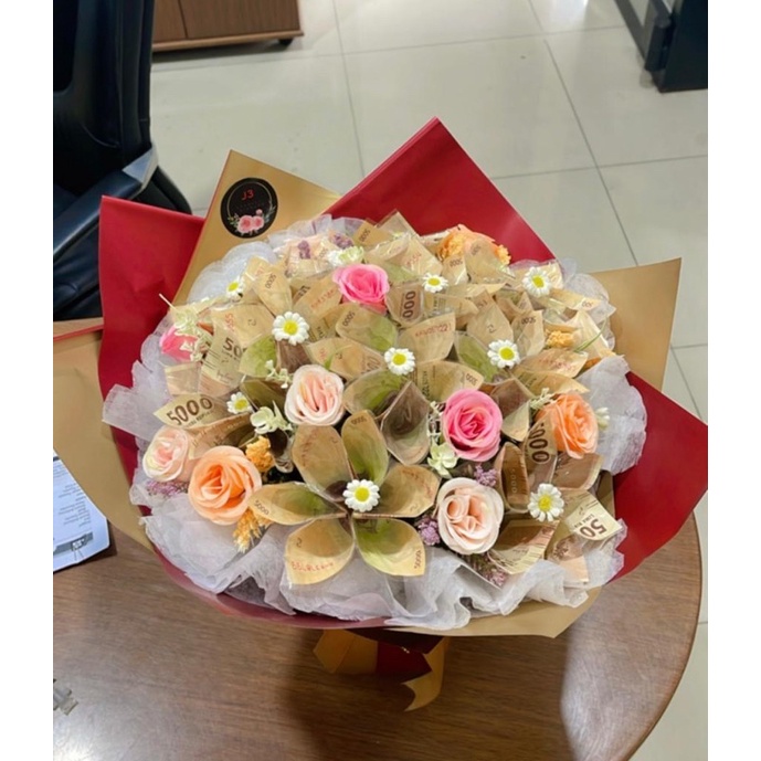 Bucket Money Flower 5rban 400rb