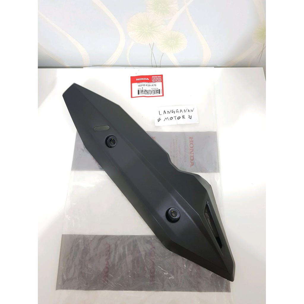 COVER TUTUP KNALPOT NEW VARIO 125 150 KEYLESS 2018 Ori 100%
