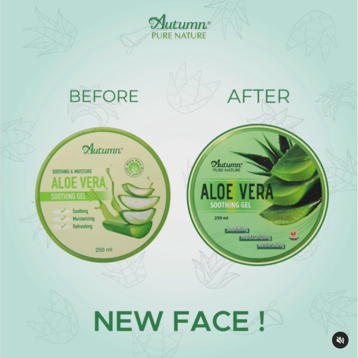 ⭐BAGUS⭐ AUTUMN Aloe Vera Soothing Gel | Skin Conditoner 500ml | Toner Pelembab Wajah Kombinasi untuk Kulit Kering