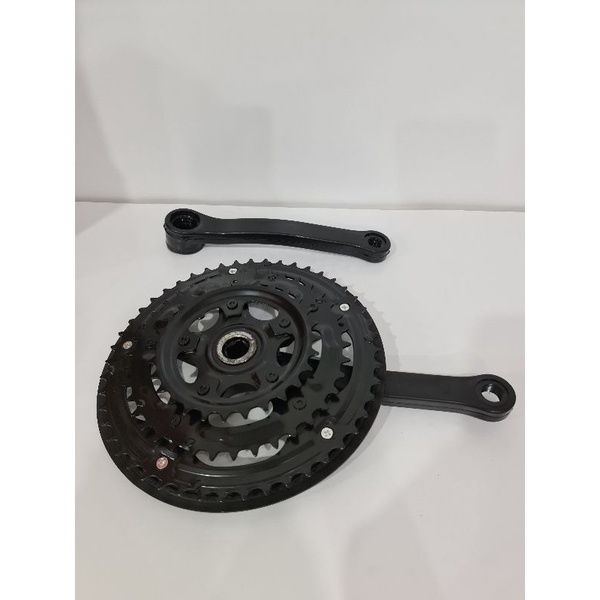 Crank sepeda Besi mtb susun 3 28-38-48t Limitless