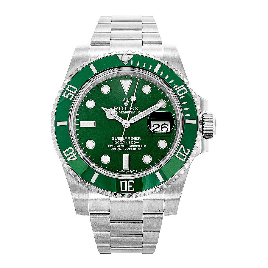 Jam Tangan Pria Rolex Submariner 116610LV Automatic Green Dial Stainless Steel