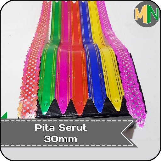 

Pita Serut Pull Flower Ribbon 30mm Pita Bunga Hiasan Suvenir Hadiah