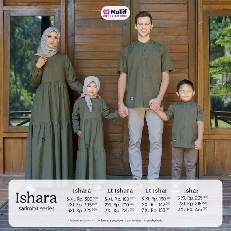 MuTif 100% ORI | Ishara Rifle Green | Ishar Rifle Green | Family Series