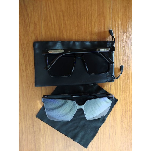 The Best of AIXXA Frame Hitam atau Putih / Kacamata Hitam Gaya Korea