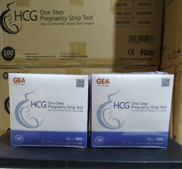 Hcg Strip Gea / Hcg Gea / Tes Kehamilan / Tespek / Hcg / Gea / Alat tes kehamilan / Hcg Strip