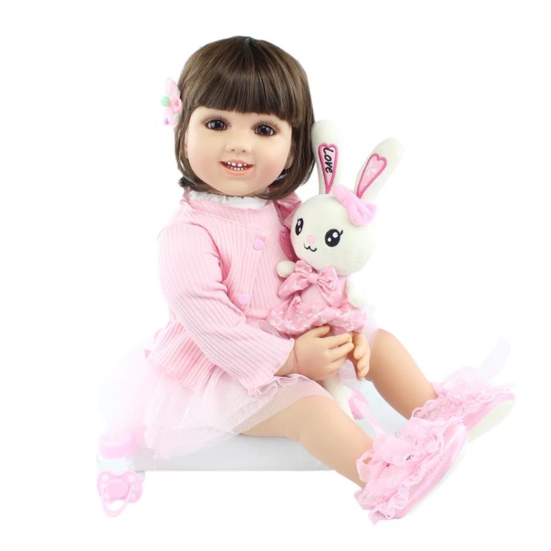 Reborn doll 60cm Silicone Reborn Toddler Doll for girl