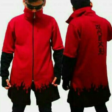 RiaRioJaket - Jubah Hokage Red
