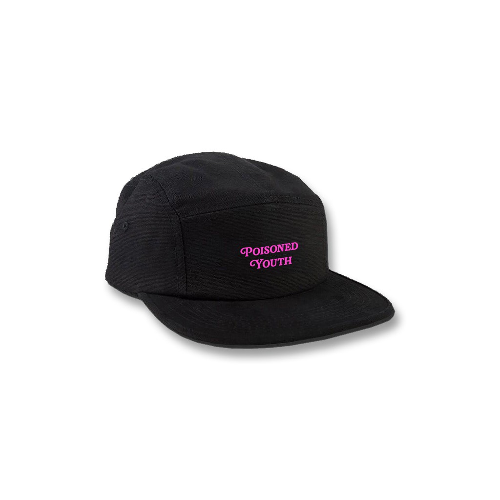 Five Panel - Snackingchoices Troy Pink Black