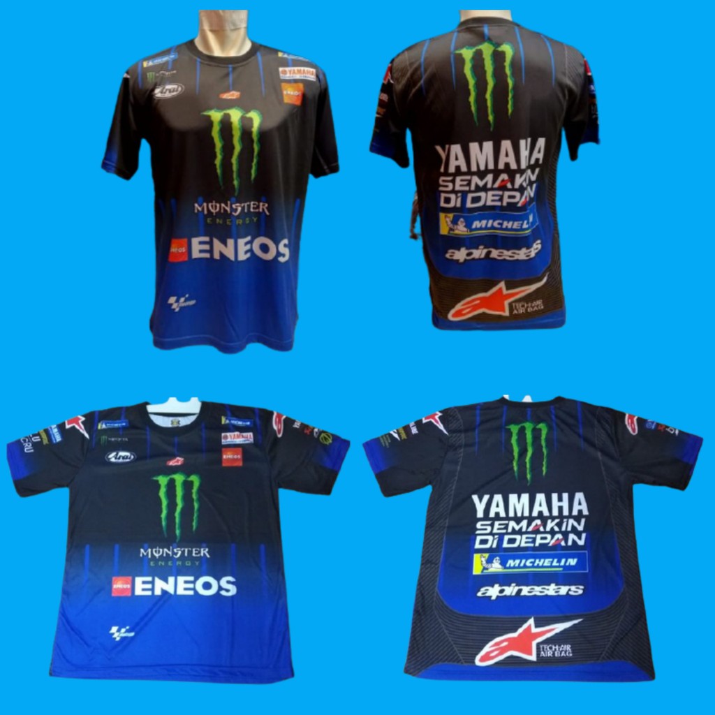 KAOS JERSEY YAMAHA MOTOGP MONSTER ENERGY TEAM