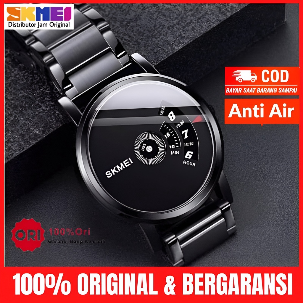Skimei Jam Jm Tangan Skimei Pria Rante 1260 Analog Anti Air Original dan Bergaransi bahan tali Stain