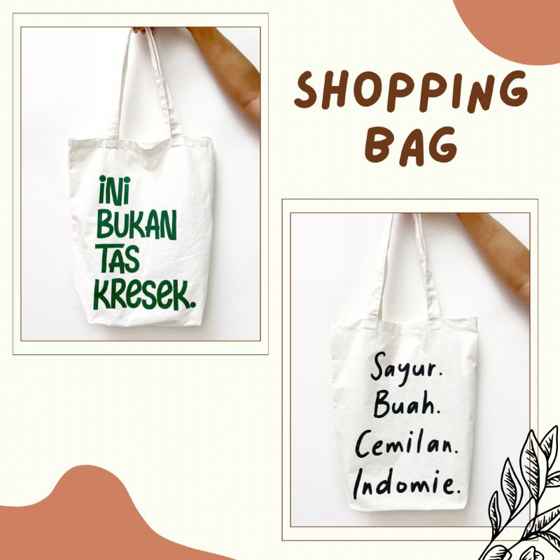 Shopping bag / Tas belanja / Totebag belacu