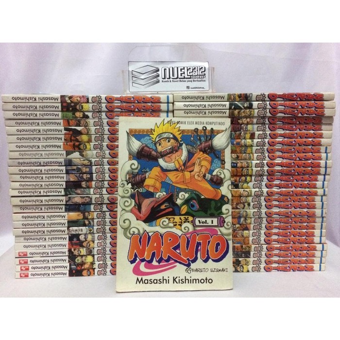 Komik Naruto 1-54 On Going Minus Vol 2, 10, 16 dan 51 Murah dan Bekas Koleksi Pribadi