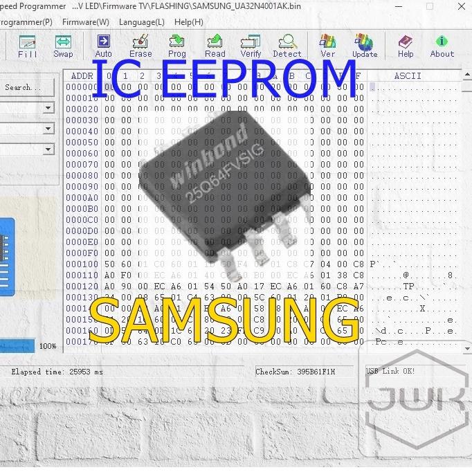 READY ✅IC Eeprom plus Firmware TV Samsung Siap Pakai|SQ1