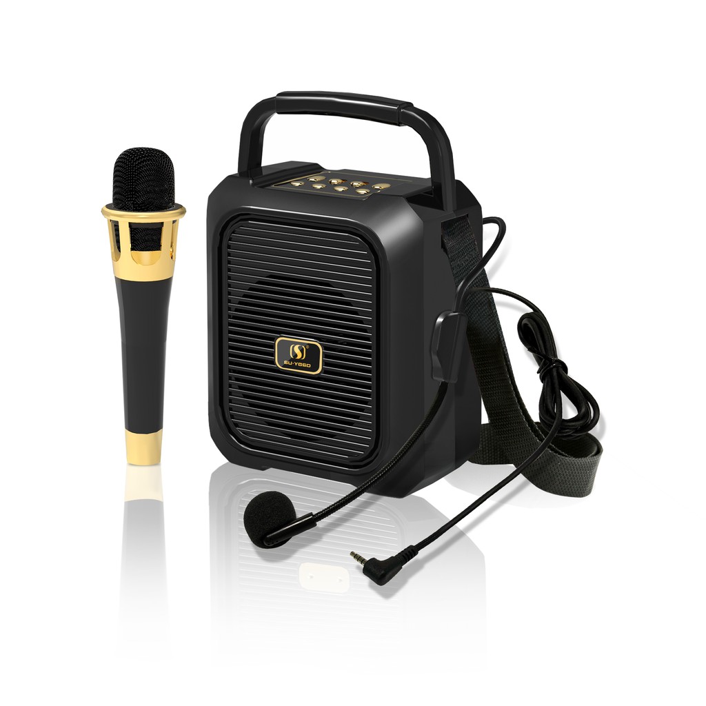 SPEAKER AKTIF PORTABLE MIC KARAOKE BLUETOOTH WIRELESS YS A29 MURAH