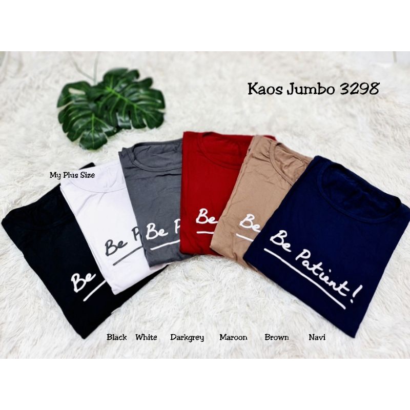 Baju Kaos Spandek Super Jumbo 3298 Ld 130 -160 cm