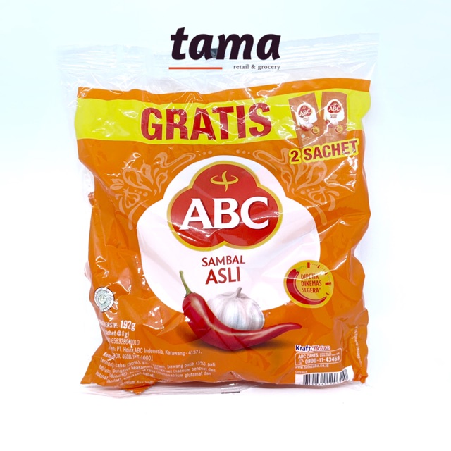 

Sambal ABC Stick - Per Pak - 22 Sachet X 8g