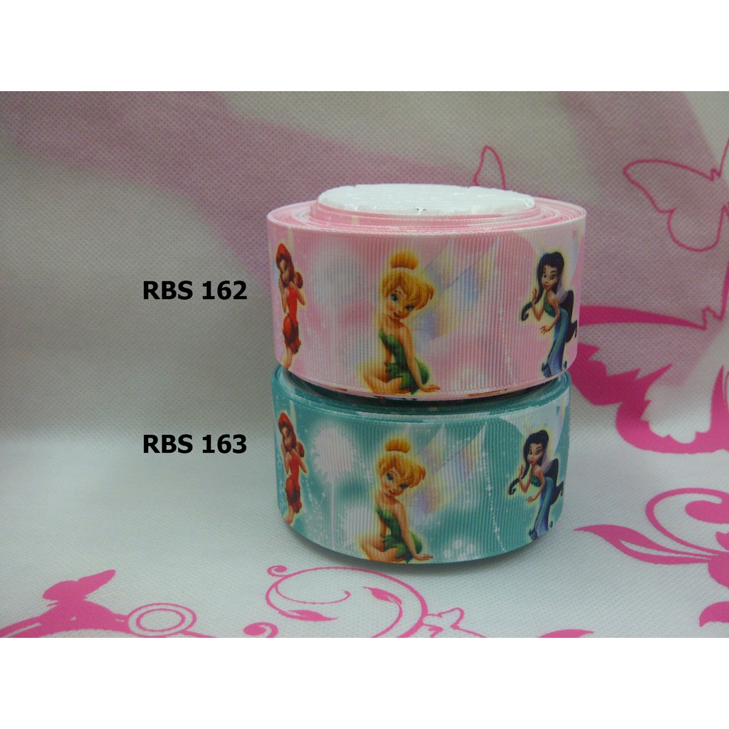 

[10 YARD] PITA GROSGRAIN MOTIF TINKERBELL SALE RBS 162,163