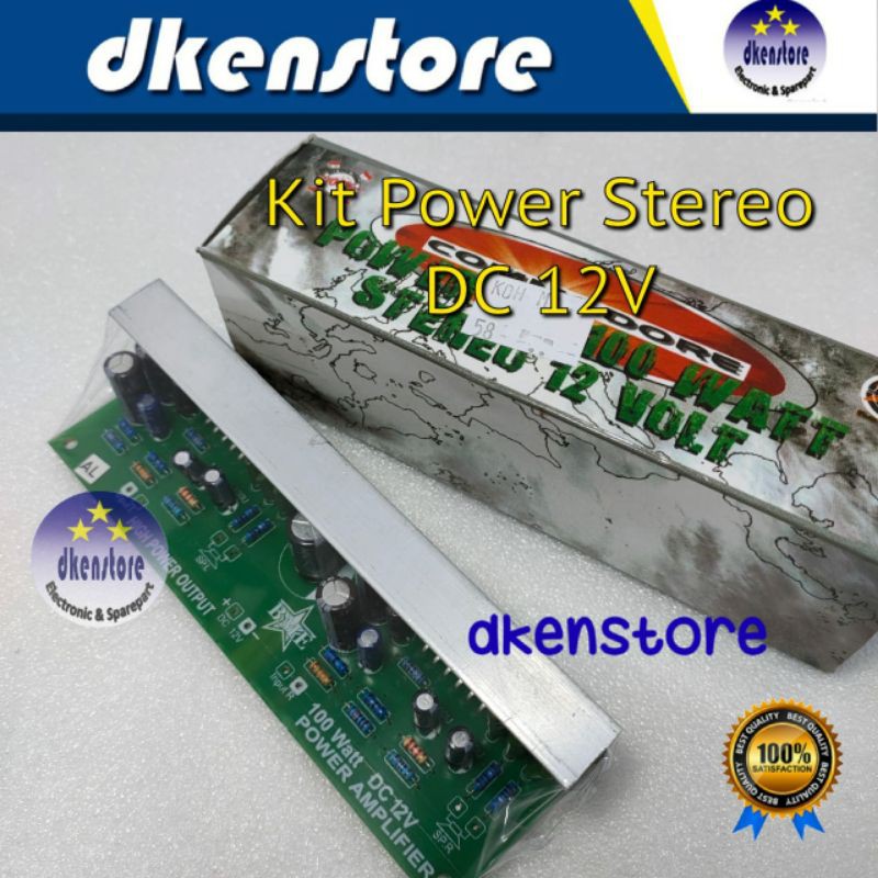 Kit Power DC 12V stereo 100Watt TDA2005 12 Volt