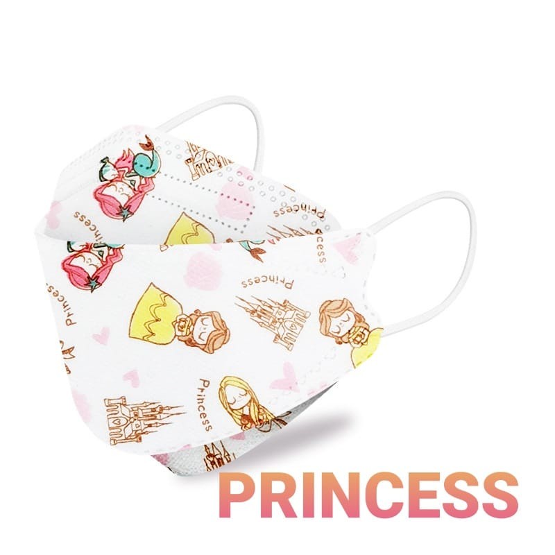 MASKER KF94 ANAK 4 PLY ALA KOREA POLOS MOTIF PRINCESS UNICORN SPIDERMAN MEDIS NYAMAN TIDAK BAU