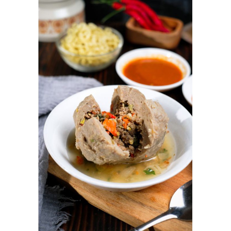 

Paket Bakso Mercon Isi Daging cingcang dan Cabai