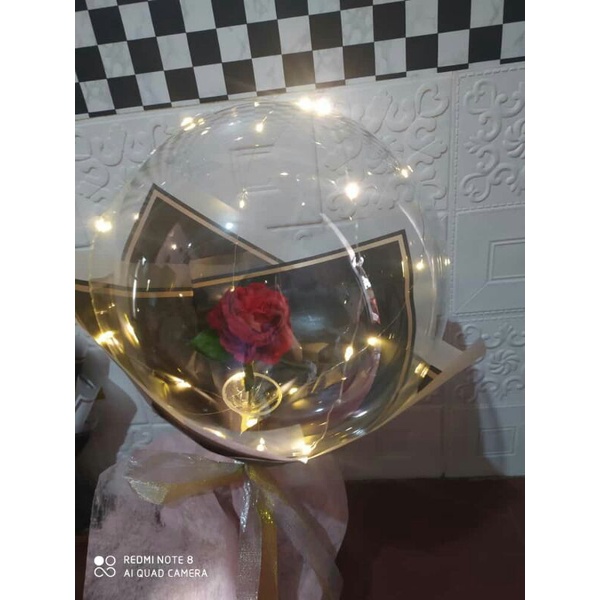 BUKET BALON LAMPU/BUKET VALENTINE/BUKET ULANG TAHUN