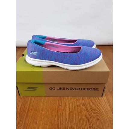 ↵ Skechers / sepatu skechers wanita go step ballet canvas / skechers wanita / include box →