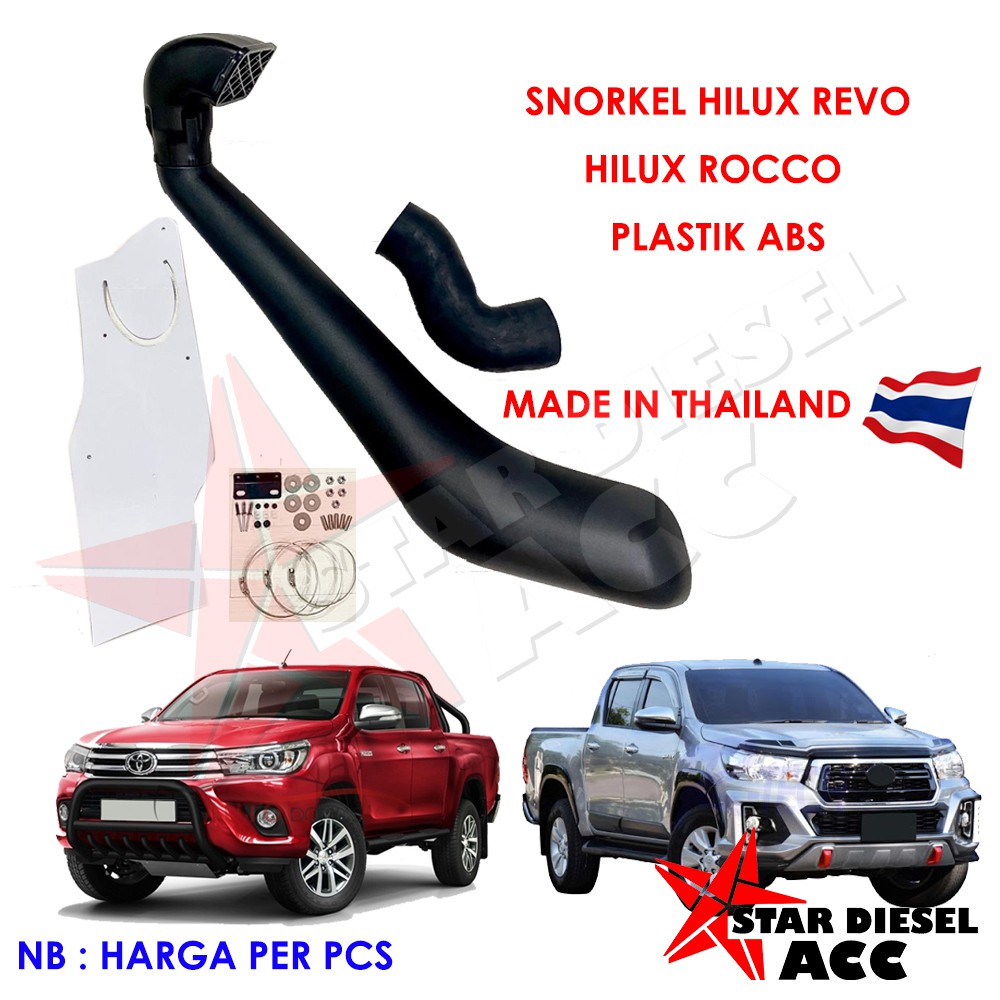 SNORKEL HILUX REVO HILUX ROCCO PLASTIK ABS THAI