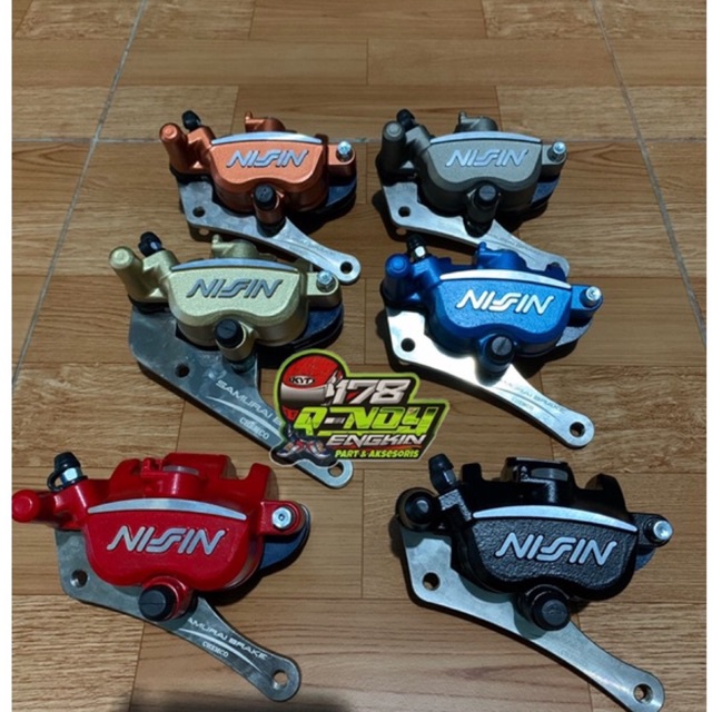 kaliper nissin samurai brake original .pnp Vario,Beat,Scoopy,spacy,dan sejenisnya disc 220mm