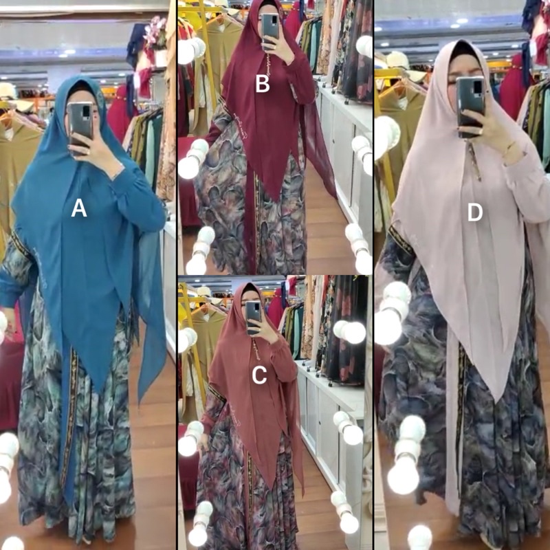 Alana syari ori by fazza boutique/Alana series by fazza boutique/gamis syari terbaru/gamis cantik