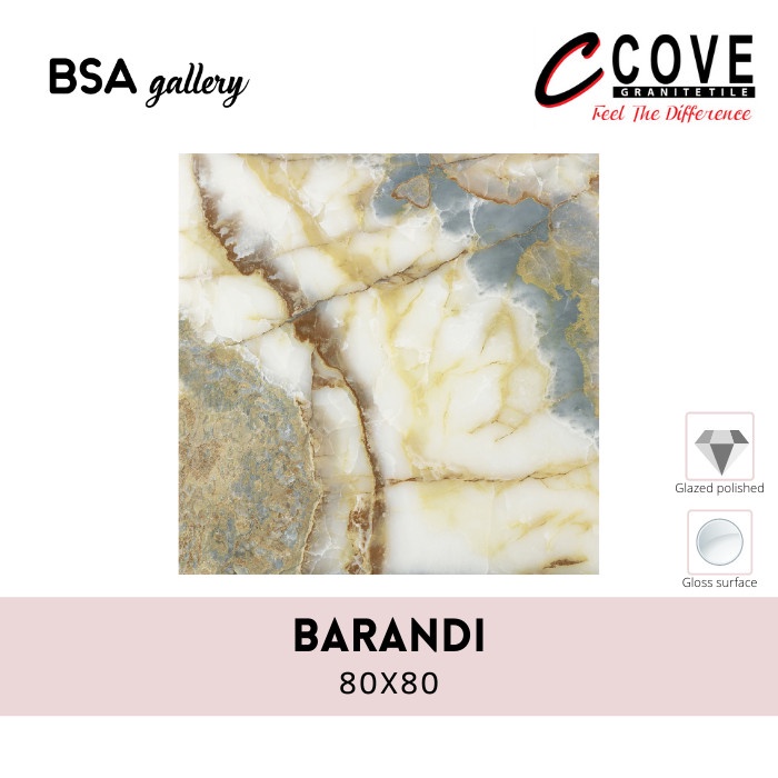 GRANIT COVE 80X80 BARANDI / GRANITE TILE GLAZED POLISHED