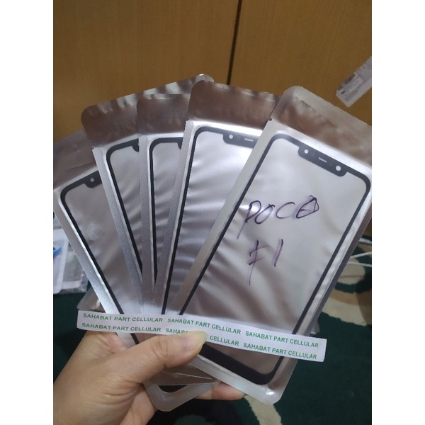 KACA DEPAN KACA LCD TOUCHSCREEN TS TC PLUS OCA XIAOMI POCOPHONE F1 F 1 ORIGINAL