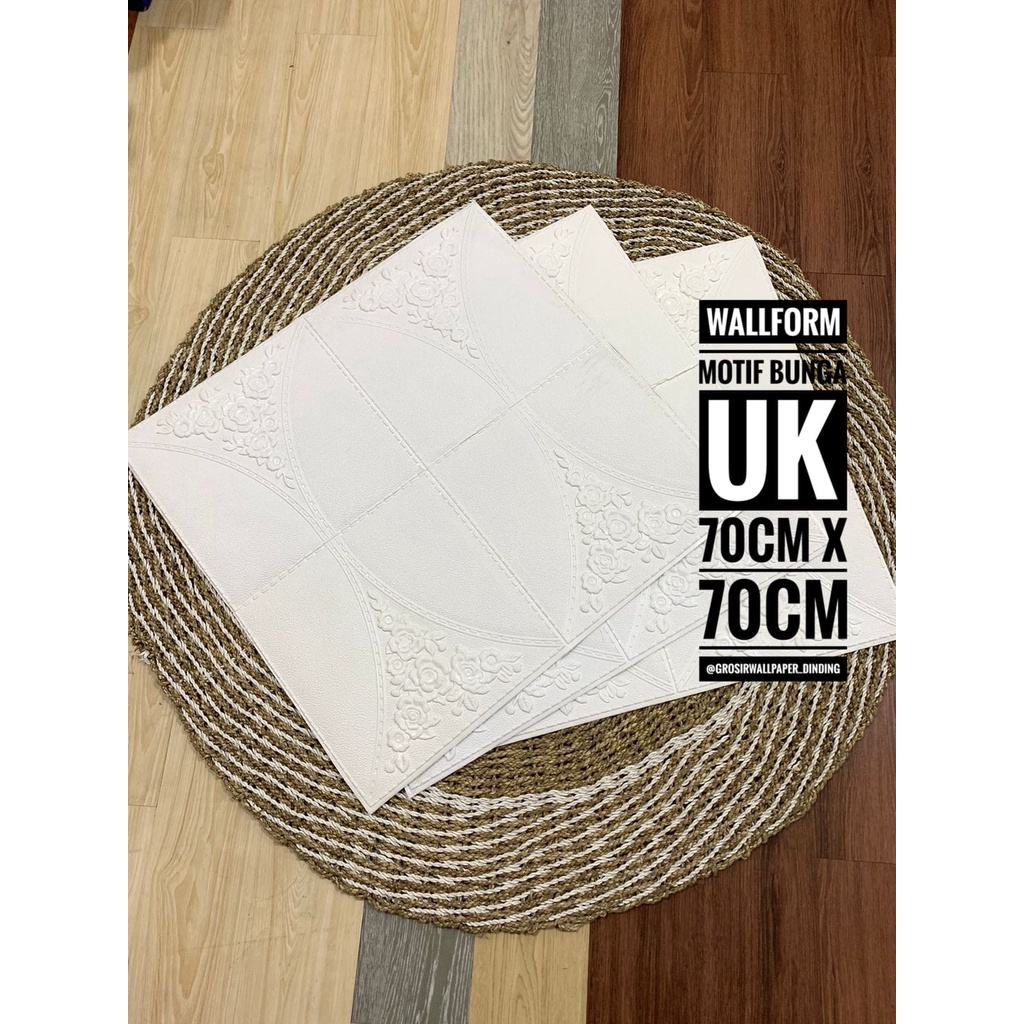 WALLPAPER 3D FOAM | ROOM DECORATION WALLPAPER | 3D FOAM BUNGA