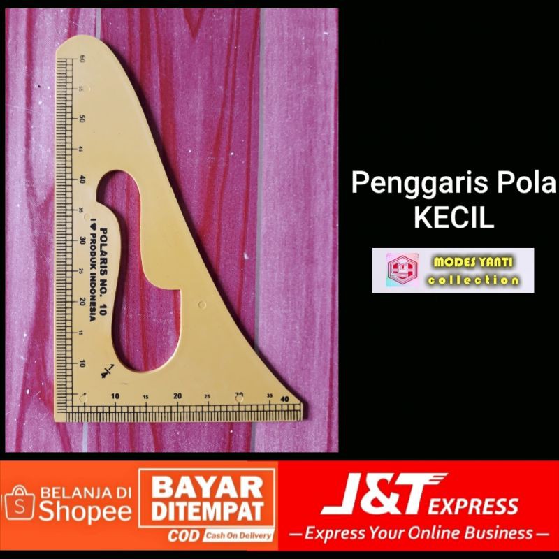 

Penggaris pola segitiga kecil