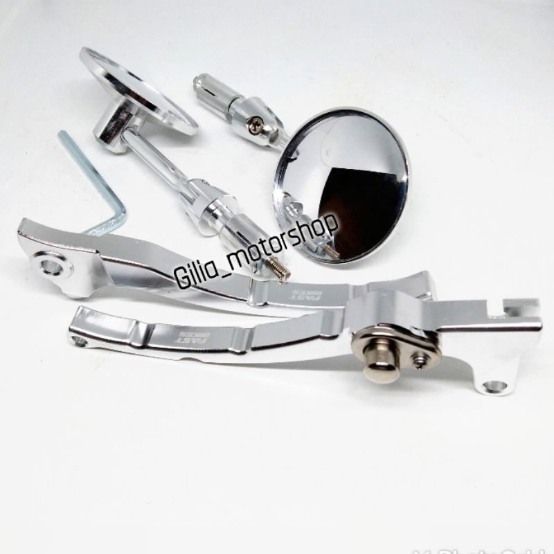 (Paket )Handle Rem Cnc + Spion Jalu Bulat  Kaca Cembung Mio J Xeon Aerox125 Soul Gt Mio M3