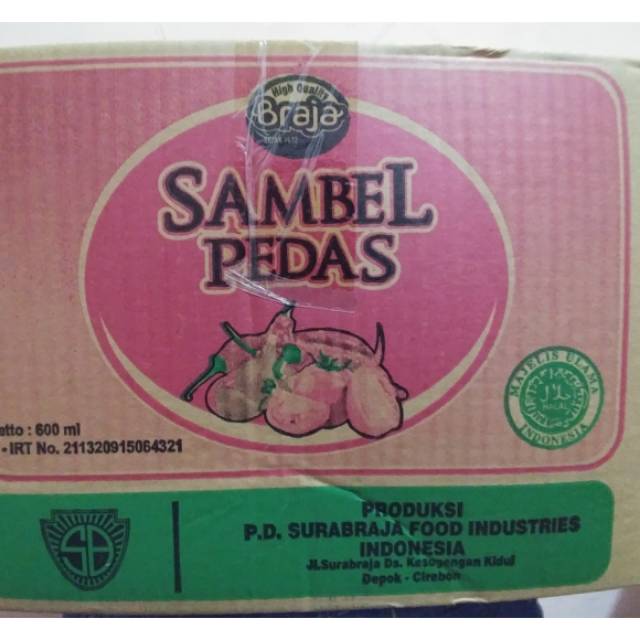 

Caos saus sambel pedas