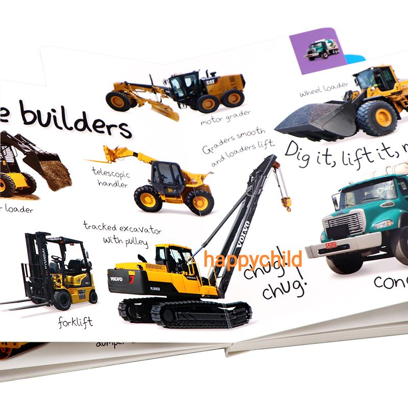 original DK my first Trucks and diggers board book buku anak buku bacaan happychild